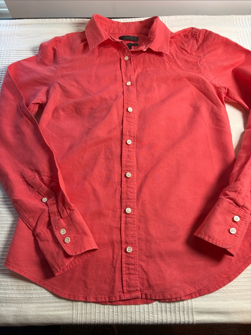 J. Crew Coral Button-Down Shirt